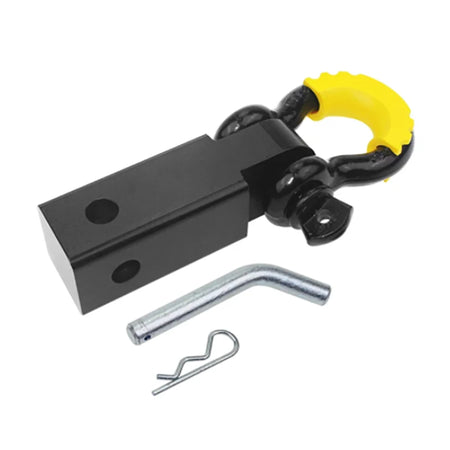 2" shackle receiver recovery shackle block yellow
