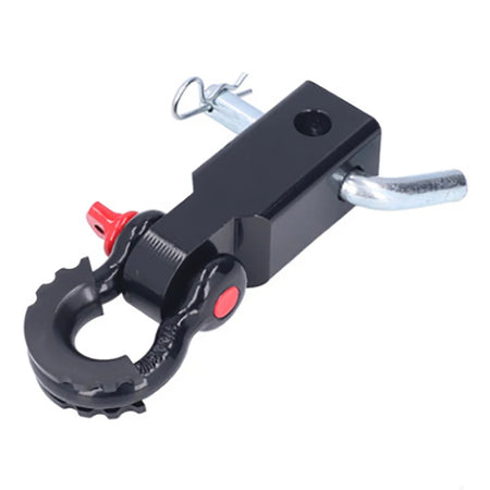 2" shackle receiver recovery shackle block black
